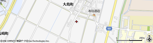 石川県小松市大島町（ヌ）周辺の地図