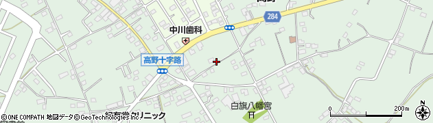 茨城県ひたちなか市高野周辺の地図