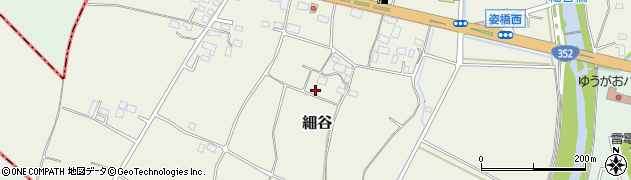 栃木県下野市細谷周辺の地図