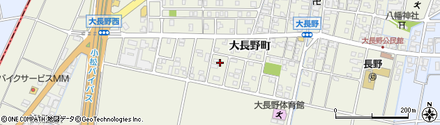 石川県能美市大長野町（ル）周辺の地図