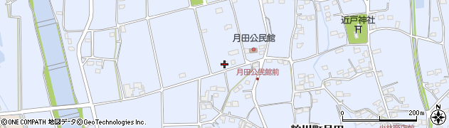 群馬県警察本部　前橋東警察署月田駐在所周辺の地図