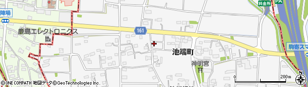 群馬県前橋市池端町113-71周辺の地図