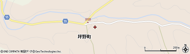 石川県能美市坪野町（ホ）周辺の地図