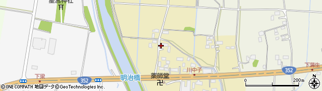 栃木県河内郡上三川町川中子153周辺の地図