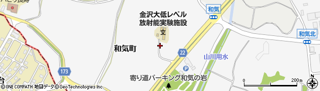石川県能美市和気町（オ）周辺の地図