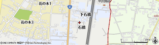 栃木県下野市石橋57周辺の地図
