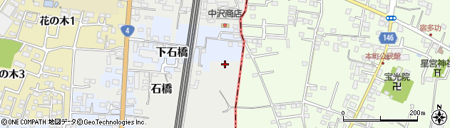 栃木県下野市石橋728周辺の地図