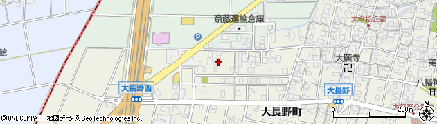 石川県能美市大長野町ト20周辺の地図