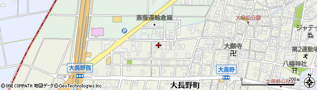 石川県能美市大長野町ト16周辺の地図