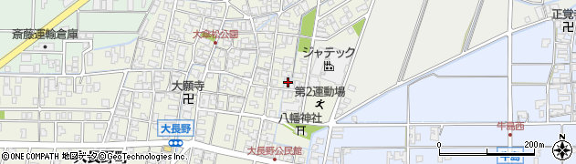 石川県能美市大長野町（ロ）周辺の地図