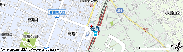 佐和駅周辺の地図