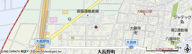 石川県能美市大長野町ト14周辺の地図