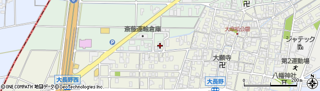 石川県能美市大長野町ト7周辺の地図
