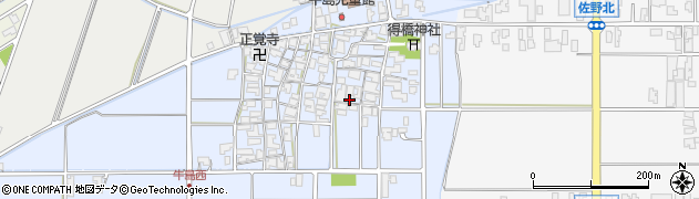 石川県能美市牛島町（ロ）周辺の地図