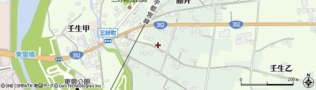 栃木県下都賀郡壬生町藤井1742周辺の地図