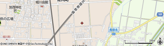 石川県小松市東蛭川町周辺の地図