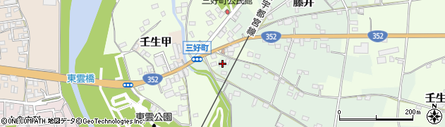 栃木県下都賀郡壬生町藤井1707周辺の地図