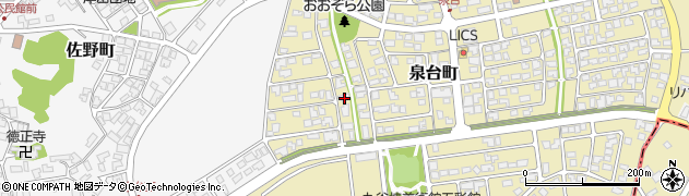 石川県能美市泉台町西214周辺の地図