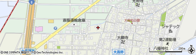 石川県能美市大長野町ト3周辺の地図