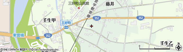 栃木県下都賀郡壬生町藤井1744周辺の地図