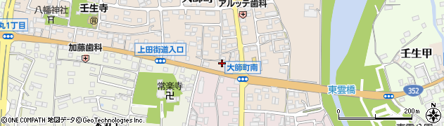 栃木県下都賀郡壬生町大師町39周辺の地図