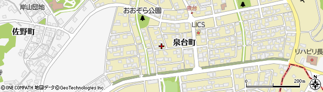 石川県能美市泉台町西50周辺の地図