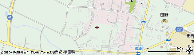 栃木県益子町（芳賀郡）長堤周辺の地図