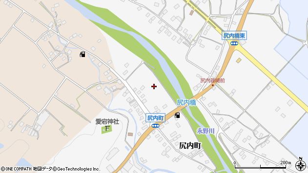 〒328-0203 栃木県栃木市尻内町の地図