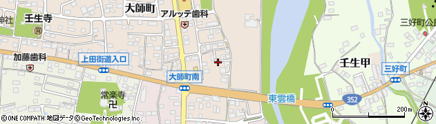 栃木県下都賀郡壬生町大師町18周辺の地図
