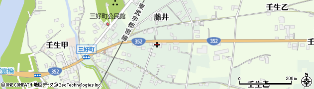 栃木県下都賀郡壬生町藤井1800周辺の地図