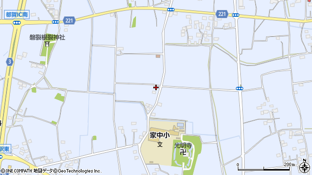 〒328-0111 栃木県栃木市都賀町家中の地図