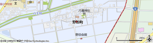 石川県小松市野田町周辺の地図