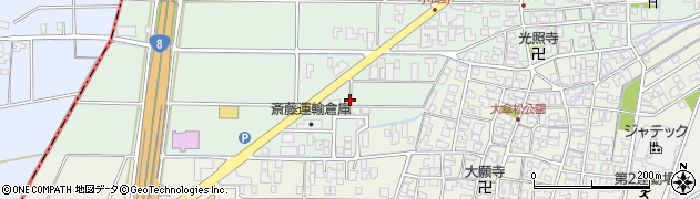 石川県能美市小長野町イ周辺の地図