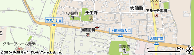 栃木県下都賀郡壬生町大師町14周辺の地図