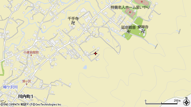 〒376-0041 群馬県桐生市川内町の地図
