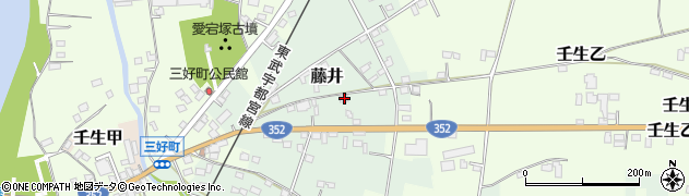 栃木県下都賀郡壬生町藤井1796周辺の地図