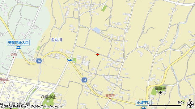 〒371-0122 群馬県前橋市小坂子町の地図