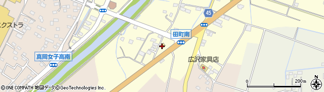 ローソン真岡田町店周辺の地図