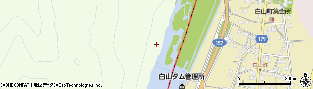手取川周辺の地図