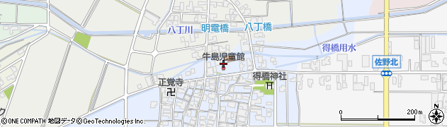 石川県能美市牛島町タ周辺の地図