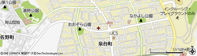 石川県能美市泉台町西79周辺の地図
