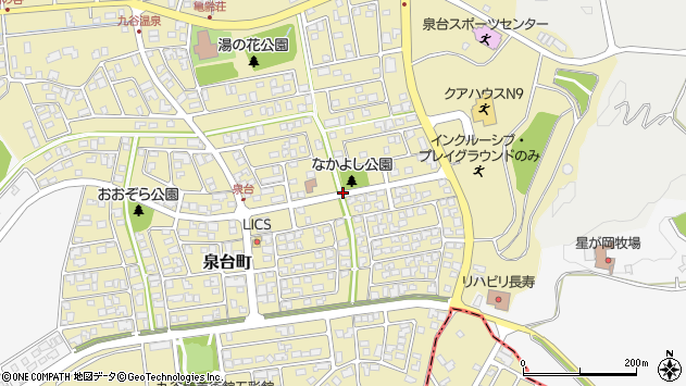 〒923-1111 石川県能美市泉台町の地図