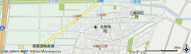 石川県能美市小長野町（乙）周辺の地図