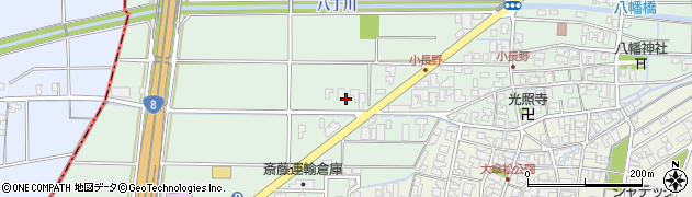 石川県能美市小長野町（ニ）周辺の地図