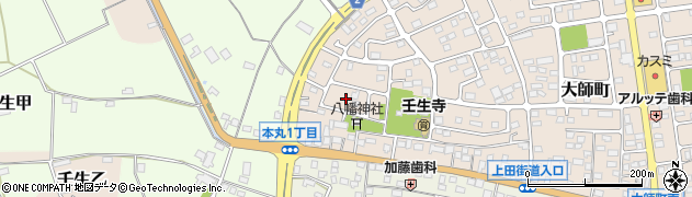 栃木県下都賀郡壬生町大師町51周辺の地図