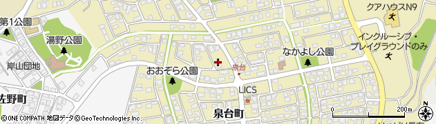 石川県能美市泉台町西96周辺の地図
