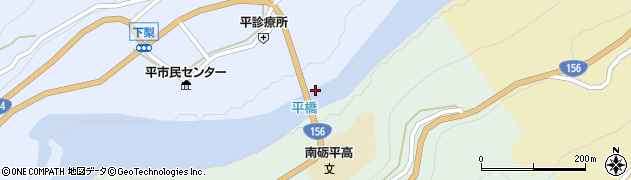 平橋周辺の地図