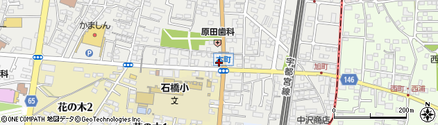 栃木県下野市石橋358周辺の地図