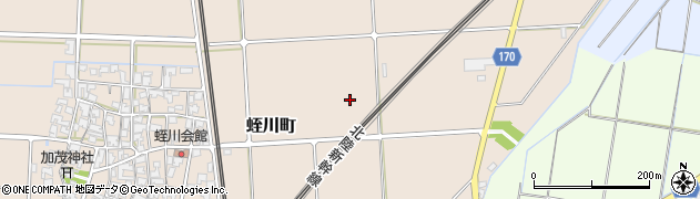 石川県小松市蛭川町東周辺の地図