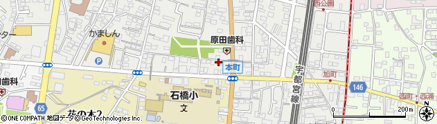 栃木県下野市石橋360周辺の地図